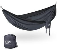 ENO Eagle Nest Outfitters Doublenest Parachute Hammock CHARCOAL / BLACK