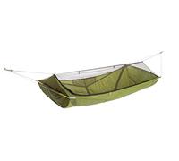 ENO SkyLite Hammock - 1 Person Flat, Portable Hammock - Integrated Bug Net - for Camping, Hiking, Backpacking, Travel, Festival, or The Beach - Evergreen