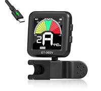 ENO MUSIC Rechargeable Type-C Quick Charge High Quality Easy Control Big LCD Display Easy Reading Clip-on Tuner for 4/4 Violin Viola Bass