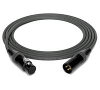 enoaudio Mogami 2534 Quad Professional Studio Cable Balanced Microphone | Neutrik Gold XLR Female - XLR Male | HiFi, Grey, 10 m
