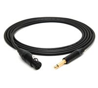 enoaudio Mogami 2534 Quad Studio Reference Cable Unbalanced | Neutrik 6.3mm TS - XLR-f | HiFi - 7.0 m