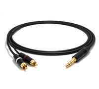 enoaudio Mogami 2534 Quad Y-Cable | Neutrik 6.3mm TRS - RCA (L,R) | HiFi - 5.0 m