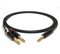 enoaudio Mogami 2534 Quad Y-Cable | Neutrik 6.3mm TRS - TS (L,R) | HiFi - 1.5 m