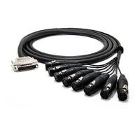 enoaudio Mogami 2932 8 Multicore Analog Snake Cable | D-Sub 25 - Neutrik XLR female | HiFi - 0.5 m