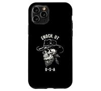 Enoch Utah USA Cowboy Skull Distressed Design Case for iPhone 11 Pro