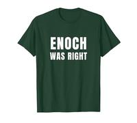 Enoch was Right Conservative Centre Right UK Politics T-Shirt, Men, Dark Green, 3X-Large