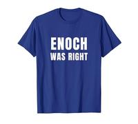 Enoch was Right Conservative Centre Right UK Politics T-Shirt, Men, Royal Blue, Medium