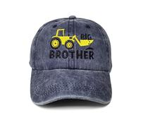 Enodtter Embroidered Kids Baseball Hats for Boy Girl | Adjustable Washed Cotton Vintage Toddler Dad Hat, Kawaii Animals Pet Lover Trucker Hats for Child Gifts, Christmas Birthday