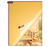 Enoin 1Pack 8 x 12 Inch Gold Mirror Acrylic/Plexiglass Sheet 0.118'' 1/8'' Thick, Non Glass Safety Reflective Mirror Sheet Laser Board Panel for Home and Commercial Use, DIY Craft, Wall Decor