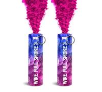 Enola Gaye WP40 Gender Reveal Smoke Grenade Pack of 2 Wire Pull® Perfect for Baby Shower | Gender Reveal Party | Photography | Special Effects (Pink)