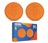 ENOLVO Terracotta Brown Sugar Saver- Brown Sugar Keeper Disc to Maintain Food Moisture in Storage Container, Terra Cotta Bear Softener Alternative - 2Pack