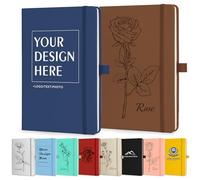 ENOMY A5 Personalised Notebook Custom Hardcover Executive Journal Daily Planner Work Notebook Customised with Logo Text Image