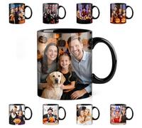 ENOMY Custom Coffee Mug Personalized with Logo Text Photo Ceramic Mug Cup 11oz Customized Idea Gifts for Men & Women Birthday Anniversary Halloween Christmas
