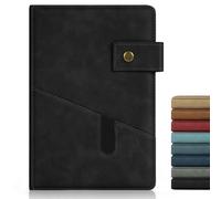 ENOMY Personalised Notebook A5 Leather Custom Personalized Notebooks with Logo & Text Daily Journal Notepad for Men Women Hardcover Notebook for Business Work College Idea Gift