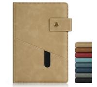 ENOMY Personalised Notebook A5 Leather Custom Personalized Notebooks with Logo & Text Daily Journal Notepad for Men Women Hardcover Notebook for Business Work College Idea Gift