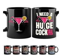 ENOMY Personalized Custom Coffee Mug with Photo Text Company Logo Ceramic Party Favors Mug 11oz, Best Gifts for Women Men Family Friend Beloved Boss