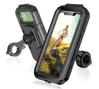 ENONEO Bike Phone Holder Motorcycle Phone Mount Universal 360° Rotatable Motorcycle Bicycle Handlebar Clamp for Phone 13, 13 Pro, 12 Pro Max Mini 11 Pro Max Xs 8X 8P 7,Samsung S10 S9, 4.5-6.1IN'