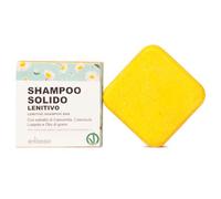 Enooso - Natural Solid Shampoo Bar for Sensitive Scalp | Brightening & Soothing with Chamomile and Calendula | Sulphate, Silicone & Paraben Free | Vegan, Plastic Free, Handmade in Italy - 65g
