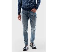 Enorsia Authentic Skinny Fit Blue Jeans - 40 - 99% Cotton, 1% Spandex - Mid Blue