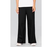 Enorsia Basic Comfort-Fit Wide-Leg Trousers In Black Black