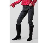 Enorsia Basic Mid Waisted Slim Fit Jeans In Black Black