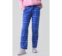 Enorsia Blue Fair Isle Print Christmas Trouser Blue