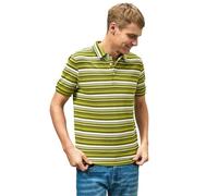 Enorsia Casual Yarn Dyed Short Sleeves Polo Shirt for Men with Rich Color and Regular Fit - Green, L
