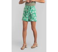 Enorsia Dandelion Boyfriend Jersey Shorts In Green Green