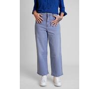 Enorsia Denim Culotte Jeans In Light Blue Light Blue