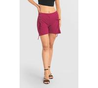 Enorsia Drawcord Details Cotton Jersey Shorts | In Red Red