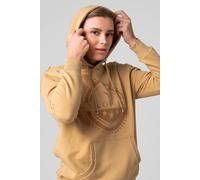 Enorsia Drop Shoulder Printed Hoodie In Cream Cream