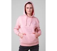 Enorsia Drop Shoulder Printed Hoodie In Pink Pink