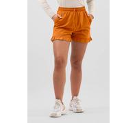 Enorsia Essential Frill Hem Jersey Shorts In Orange Orange