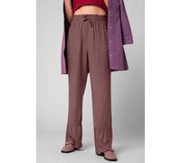 Enorsia Frill Trim Trouser In Brown Brown