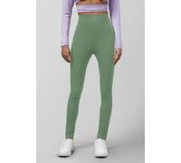 Enorsia Full Length High Waist Leggings In Green Green