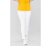 Enorsia Full Length High Waist Leggings In White White