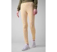 Enorsia Geometric Print Leggings In Yellow Yellow