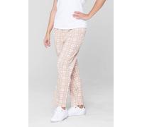 Enorsia Geometric Printed Jersey Pyjamas In Pink Pink