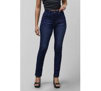 ENORSIA High Waist Slim Fit Jeans - 10 - 70% Cotton, 25% Polyester, 2.8% Viscose, 2.2% Spandex - Deep Blue