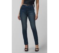 ENORSIA High Waist Slim Fit Jeans - 16 - 70% Cotton, 25% Polyester, 2.8% Viscose, 2.2% Spandex - Mid Blue