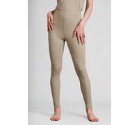 Enorsia High Waisted Pocket Active Leggings In Nude Nude