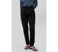 Enorsia Jersey Tapered Trouser In Black Black
