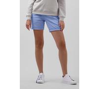 Enorsia Jersey Terry Roll Up Hem Hot Shorts In Blue Blue