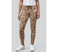 Enorsia Leopard Print Regular Length Leggings In Brown Brown
