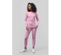 Enorsia Lettuce Hem L/s T-Shirt & Leggings Co-Order Sets In Pink Pink