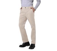 Enorsia Men’s Cotton Pants with Stretch Fit - Chinos Slim, Casual for Men, Hiking Pants, Ripstop Design - Elastic Waist Comfy Bottoms for Everyday - Wear Light Pink, 34 UK Size