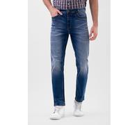 Enorsia Men's Authentic Straight Fit Jeans in Mid Blue | Size: 30 Enorsia Mid Blue 30