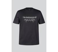 Enorsia Men's Black Regular Fit Unbroken Print T-Shirts | Size: Small Enorsia Black S