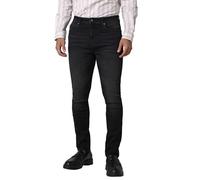 Enorsia Mens Black Skinny Classic Stretch Jeans - Stylish and Comfortable, Featuring Branded Button & Zip Fly, Soft Cotton Super Stretch Denim (UK, Numeric, 36, Regular, Regular, Black)