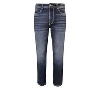 Enorsia Mens Blue Vintage Stretch Authentic Jeans - Classic Loose-Fit Denim with Durable Belt Loops, Branded Button & Zip Fly Fastening, Vintage Wash (UK, Numeric, 34, Regular, Regular, Navy)